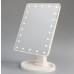 Espejo de tocador giratorio de 360 ​​grados con sensor táctil 16 LEDs conexion USB mayoreo 60833