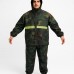 Impermeable camuflado de 2 piezas para motociclista con capucha, tallas 2XL a 4XL, venta al por mayor modelo 60911