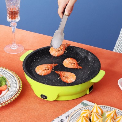 Sartén eléctrico multifuncional ideal para preparar todo tipo de alimentos: huevos, carnes, verduras o sopas. Su diseño compacto lo hace perfecto para el hogar, oficina o viajes Venta al por mayor  CJ-2078