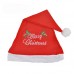 Gorro clásico de Santa Claus con diseño festivo “Feliz Navidad” ideal para fiestas, eventos, posadas o decoración de temporada. Venta al por mayor 6213-32