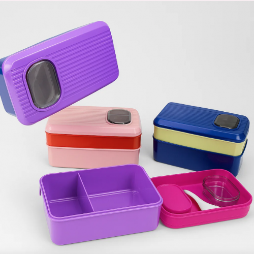 Toper lonchera rectangular para alimentos, colores variados, venta por mayoreo 6345