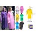 Impermeable para adulto tipo bata con capucha en material EVA, colores surtidos, venta al por mayor 6358