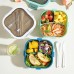 Toper contenedor hermético para alimentos, colores variados, venta por mayoreo 6447