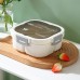 Toper contenedor hermético para alimentos, colores variados, venta por mayoreo 6447