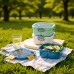 Toper contenedor hermético para alimentos, colores variados, venta por mayoreo 6447