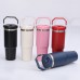 Termo de acero inoxidable 900 ml con tapa y popote colores neutros – venta por mayoreo 6482-DC