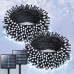 Serie solar blanca de 200 LED con 8 modos de luz. Longitud 20 m, ideal para jardín, terraza o ventana. Carga solar, resistente al agua. Venta al por mayor 6529-24