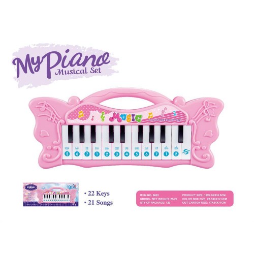 Juguete mini piano musical *28 *11,8 *3 cm* 6622