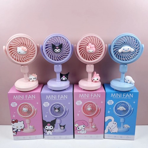 Mini ventilador de escritorio con base de sanrio 677-96