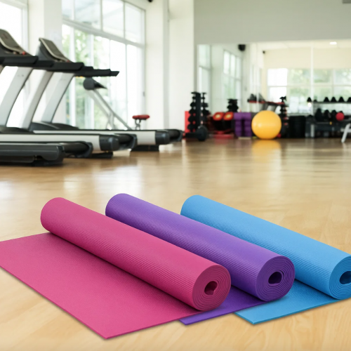 Tapete de yoga texturizado de fomi 4mm – colores surtidos (rosa, azul y morado) – 69024