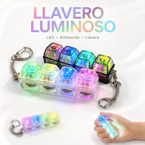 Llavero Luminoso Antiestrés por Mayoreo