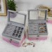 Joyero organizador caja de terciopelo para accesorios (No incluye joyeria) al por mayor 705-2