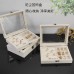 Joyero organizador caja de terciopelo para accesorios (No incluye joyeria) al por mayor 705-2