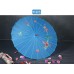 Sombrilla china decorativa de bambú con flores japonesa colores variados para eventos y cosplay venta por mayoreo 7695-1