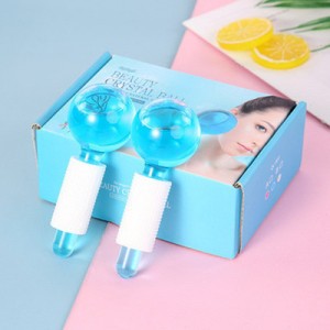 Bolas de cristal facial para masaje y terapia de frío, masajeadores de hielo para cuidado de la piel, reducir hinchazón, ojeras y relajar el rostro, herramienta de belleza profesional, Por Mayoreo QL-007
