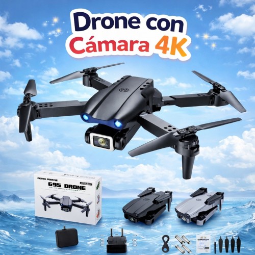 Dron Plegable con Cámara 4K y Luces LED por Mayoreo 80137