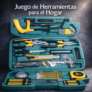 Juego de Herramientas para el Hogar Completo Venta por Mayoreo 8027G