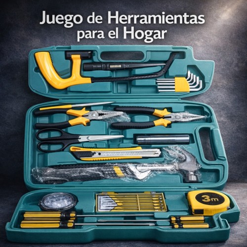 Juego de Herramientas para el Hogar Completo Venta por Mayoreo 8027G