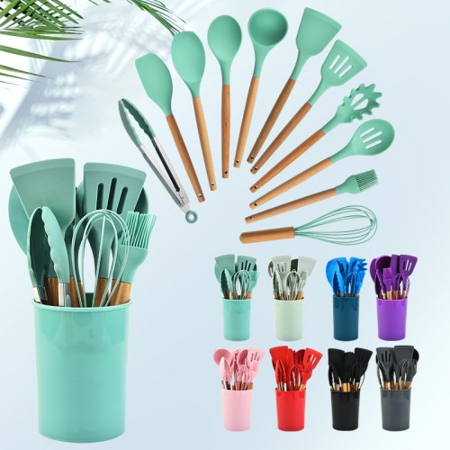 Utensilios de cocina de silicona 24pz 80530