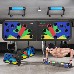 Tabla de entrenamiento con soporte para flexiones para abdominales, brazos y músculos del pecho equipo de fitness en casa por Mayoreo TY208