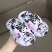 Sandalias moradas Kuromi para niña, diseño kawaii 3D con moño y corazones tallas 30-35, cómodas y ligeras 81400