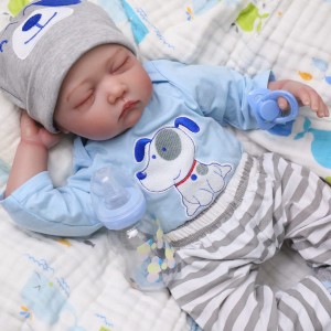 Muñeco bebé recién nacido con detalles realistas. Dos modelos: niño y niña. Ideal para regalo o juego infantil. Venta al por mayor 81413