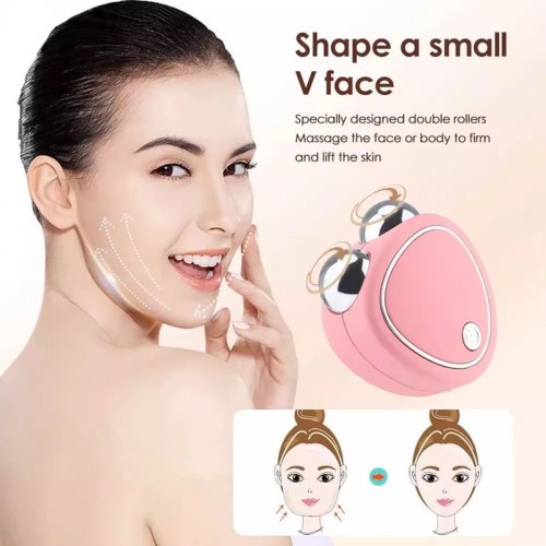 Mini masajeador instrumento de belleza de microcorriente EMS para levantar y tensar el rostro 820229