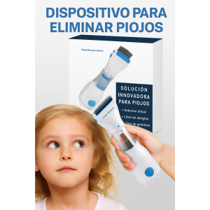 Elimina piojos y liendres de forma rápida y segura con este peine eléctrico reutilizable. Su sistema de succión atrapa los parásitos directamente en el filtro desechable venta al por mayor Ks-55