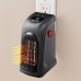 Mini calefactor eléctrico portátil con display digital, termostato ajustable y temporizador, proporcionando calor rápido para el hogar. Venta por mayoreo 1846