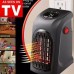 Mini calefactor eléctrico portátil con display digital, termostato ajustable y temporizador, proporcionando calor rápido para el hogar. Venta por mayoreo 1846