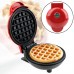 Mini waflera eléctrica Kucall para waffles individuales, diseño compacto y antiadherente, venta al por mayor 882010 