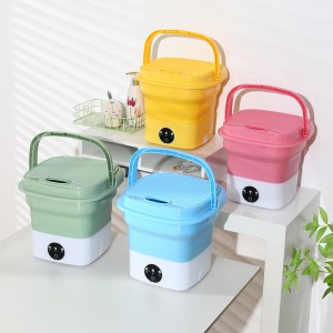 Lavadora portátil plegable con diseño compacto y asa de transporte. Ideal para lavar ropa ligera, prendas delicadas, ropa de bebé o ropa interior VENTA AL POR MAYOR 882786