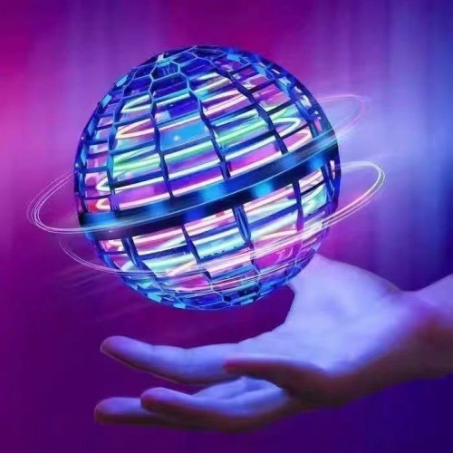 Pelota voladora con sensor de movimiento y luces LED. Recargable por USB. Ideal para niños y adultos. Venta al por mayor 2827