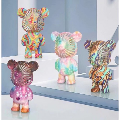 Ventilador de mano con forma de oso pequeño , MAYOREO 882930