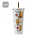 Vaso de acero inoxidable 750ml con dibujos animados 883019