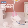 Mini ventilador portátil de mano y escritorio con carga USB y luz de figuras animadas 883023