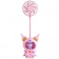 Mini ventilador portátil de mano y escritorio con carga USB y luz de figuras animadas 883023