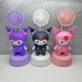 Mini ventilador de mesa recargable por USB, portátil, pequeño de figuras animadas 27.8*10.4cm 883028
