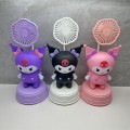 Mini ventilador de mesa recargable por USB, portátil, pequeño de figuras animadas 27.8*10.4cm 883028