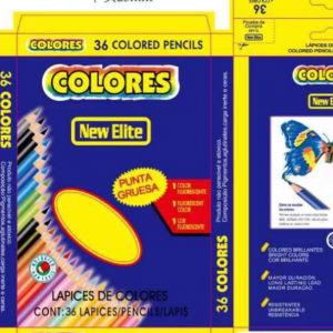 Juego de 36 lápices punta gruesa para colorear venta al por mayor 883049