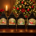 Farol navideño LED, diseños surtidos, decoración navideña de mesa, venta por mayoreo 883098