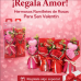 Ramo de rosas de jabón con corazón decorativo y luz LED. Ideal como regalo romántico para San Valentín. Venta al por mayor 3405
