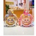 Botella de agua con popote con correa para niños 600ml mayoreo 883474