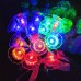 Guirnalda decorativa de luces LED multicolor con diseño de campanitas, perfecta para fiestas, Navidad, Halloween o decoración de interiores y exteriores venta al por mayor 883641