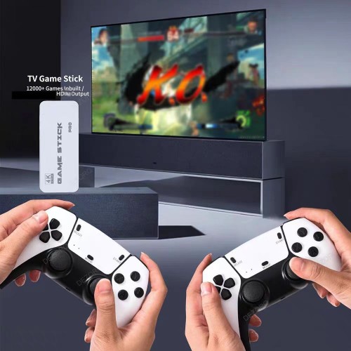Consola M5 retro inalámbrica con más de 10,000 juegos clásicos. Incluye 2 mandos, conexión HDMI y soporte 4K. Venta al por mayor 3875
