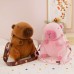 Bolsa de peluche estilo personajes animados con orejas y correa, diseño kawaii en colores surtidos, ideal para niñas o regalo, venta al por mayor 88551