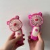 Ventilador portátil manual recargable diseño oso para niños y adultos ventilador de mano compacto silencioso ideal para calor uso escolar oficina y viaje Venta al por mayor 886183