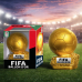 Figura réplica del Balón de Oro FIFA Ballon d’Or con base. Ideal para colección, decoración, premios, regalos deportivos. 11*13*7cm Venta por mayoreo