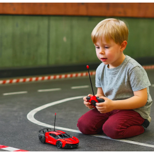 Auto deportivo a control remoto con batería recargable, coche RC estilo superdeportivo con luces y control inalámbrico, juguete de alta velocidad para niños Venta al por mayor 911-599B  
