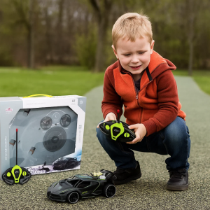 Carro a control remoto 1/14 Burgadi deportivo con efecto humo y puertas que abren, luces y sonido modelo. Venta por mayoreo 911-606B